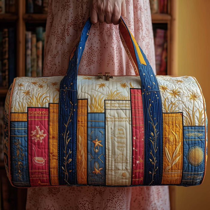 Bookwind Series Short-Distance Handheld Quilted Embroidery Travel Bag Multi-Functional