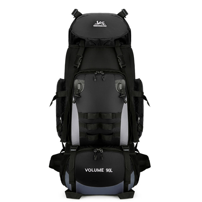 90L Large Capacity Outdoor Travel Backpack For Men, Waterproof And Durable Hiking Bag, Cotton Quilt, Luggage, Work Backpack
