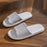 Summer Slipper Indoor House Shoes For Men Women Couples Solid Color Rhombus Striped Non-slip Bathroom Slippers