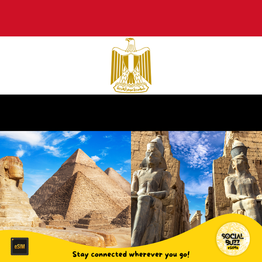 Plan de datos de Internet eSIM de Egipto 