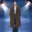 Caterpillar-style Long Coat Women's Faux Fur Jacket
