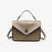 Oil-waxed Leather Vintage New Style Minimalist Fashionable Elegant Womens