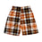 Men's Plaid Shorts Casual Beach Pants