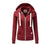 Cardigan sport décontracté pour femme avec sweat à capuche zippé
