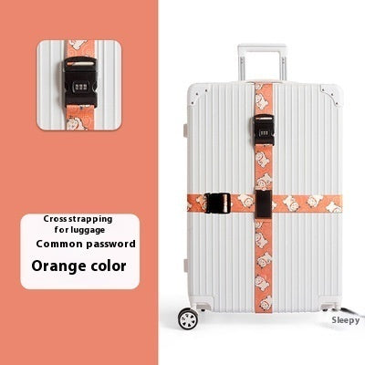 Sangle de valise avec verrouillage par mot de passe pour chariot de voyage