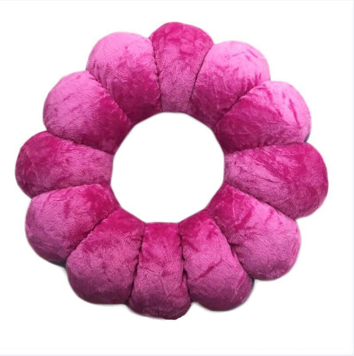 Travel Plane Cute Donut Neck Lumbar Pillow