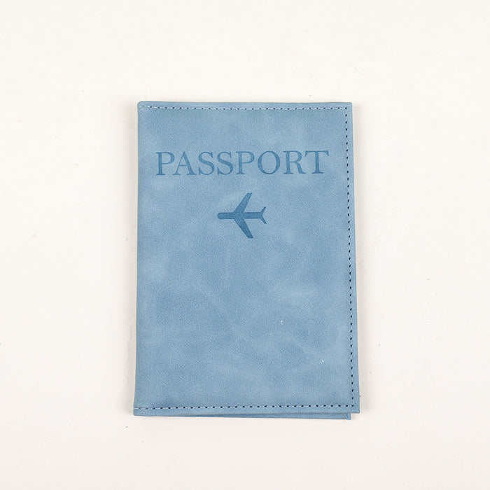 Leather Passport Protective Case With Large Capacity