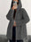 Hooded Loose Plush Coat Women's Regular Sleeve