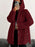 Hooded Loose Plush Coat Women's Regular Sleeve
