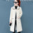 Women's Mid-length Faux Mink Fleece Coat