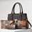 Fashionable New Contrast-color Patchwork Mother-and-child Bag
