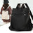 Womens Travel Commuter All-Match Simple Backpack Premium Textured Shoulder Bag
