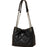 Genuine Leather Pleated ShoulderCrossbody Bag With Chain Strap