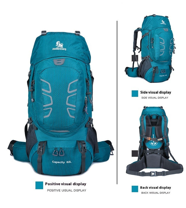 Mochila para montañismo al aire libre, súper ligera y de gran capacidad.