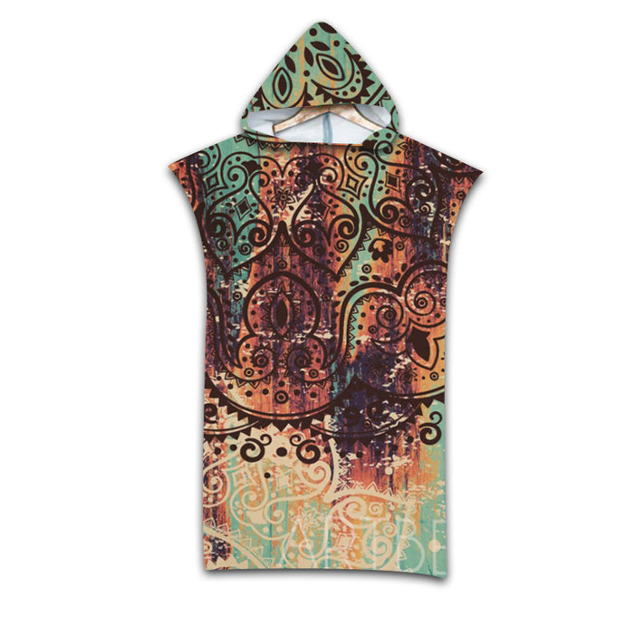 Beach Swimming Printing Wearable Pattern Bath Towel