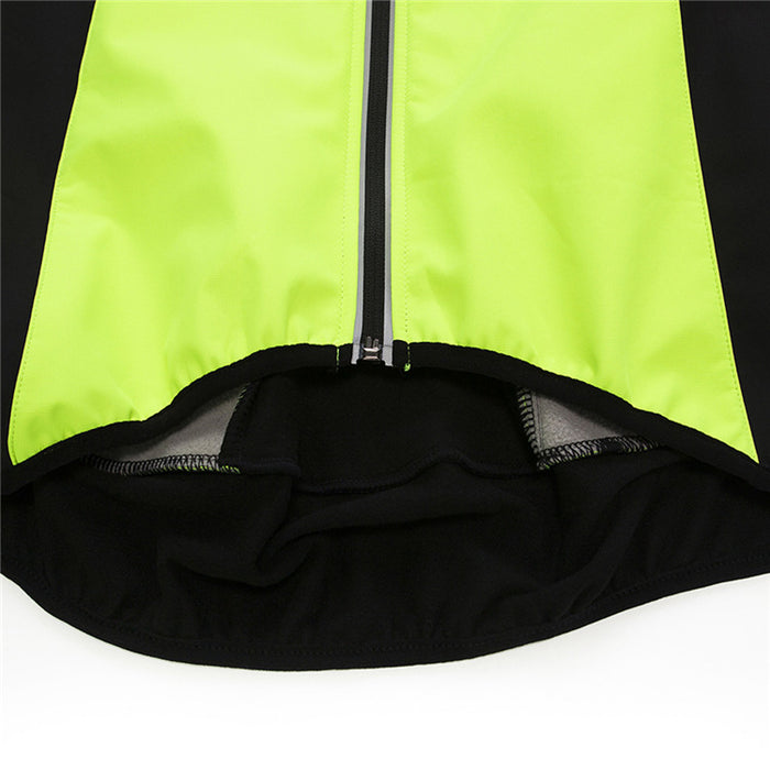 Veste de cyclisme en polaire thermique softshell