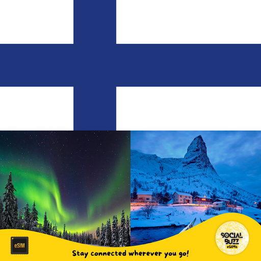 Plan de datos de Internet eSIM de Finlandia