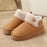 Ankle Wrap Cotton Slippers Thickened Couple Non-slip Warm Cotton Shoes