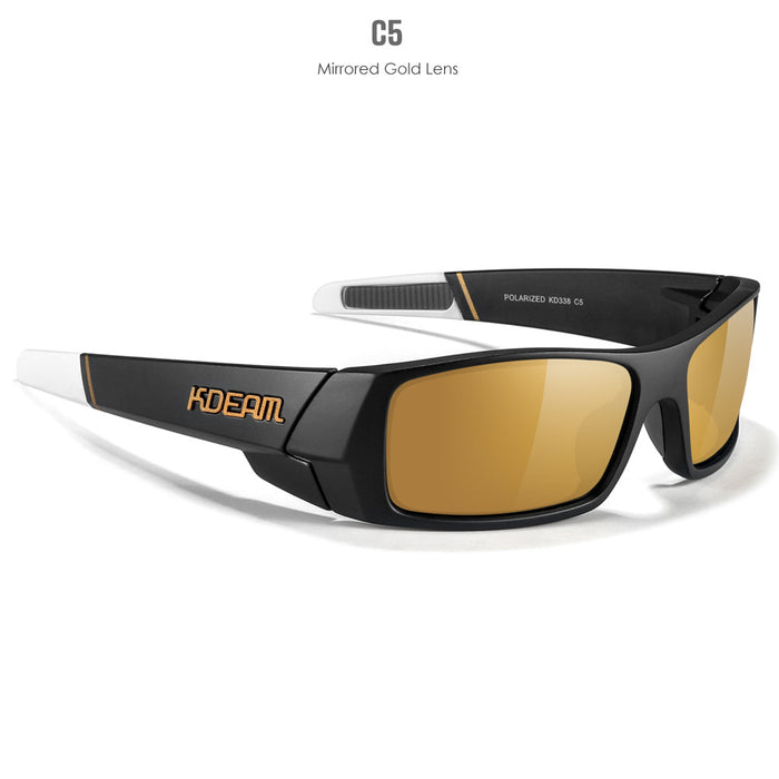 Nouvelles lunettes de soleil polarisées carrées pour sports de plein air, protection oculaire polyvalente, lunettes de soleil colorées