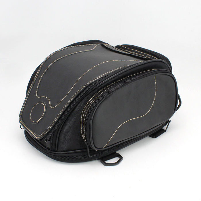 Retro Motorcycle Tail Bag Helmet Storage Waterproof