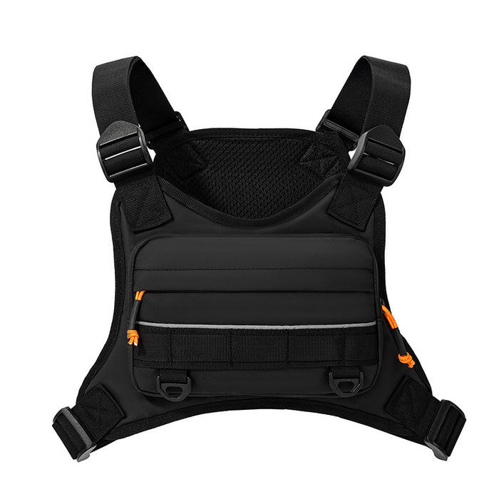 Mens New-Style Functional Vest With Pockets Sports Travel Bag