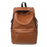 Travel Out Large Capacity PU Leather Men's Backpack