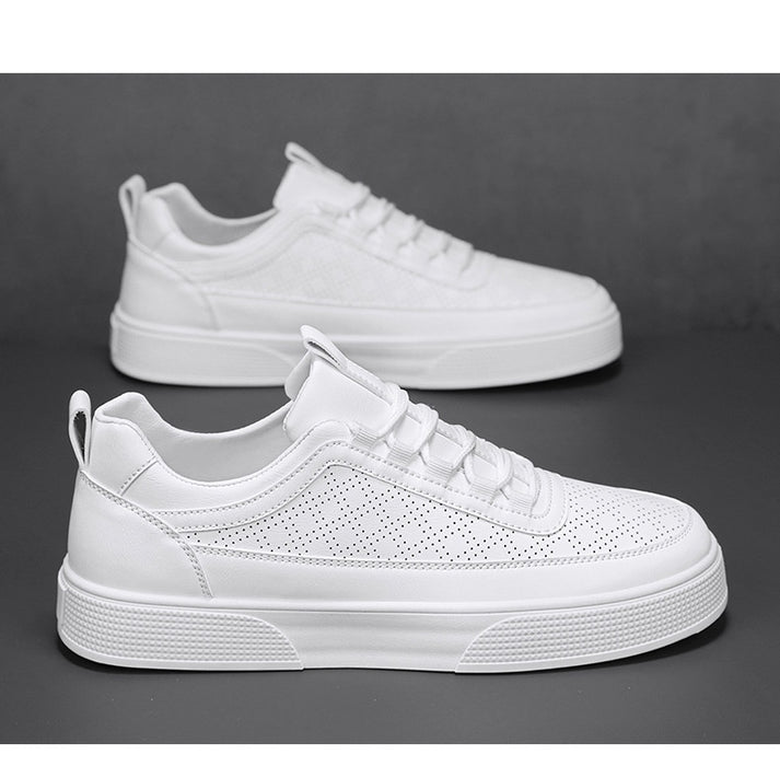 Zapatillas deportivas informales con cordones y suela gruesa