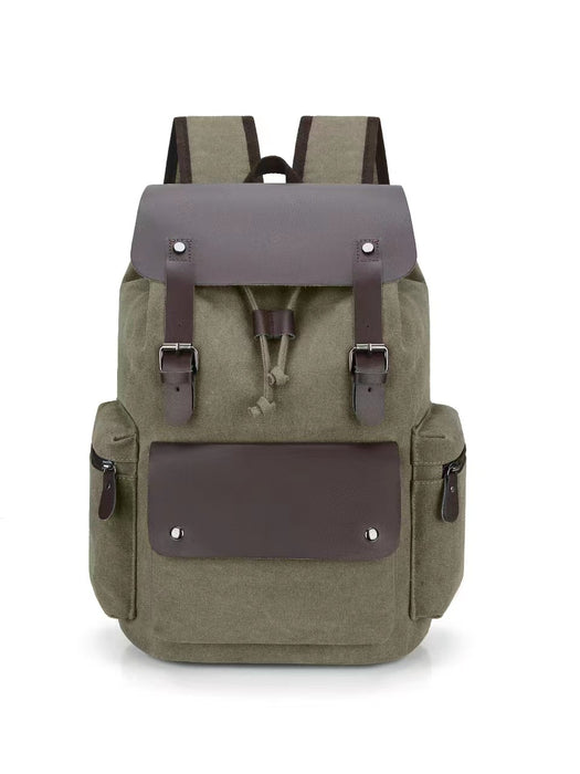 Retro Wear-resistant Large-capacity Backpack