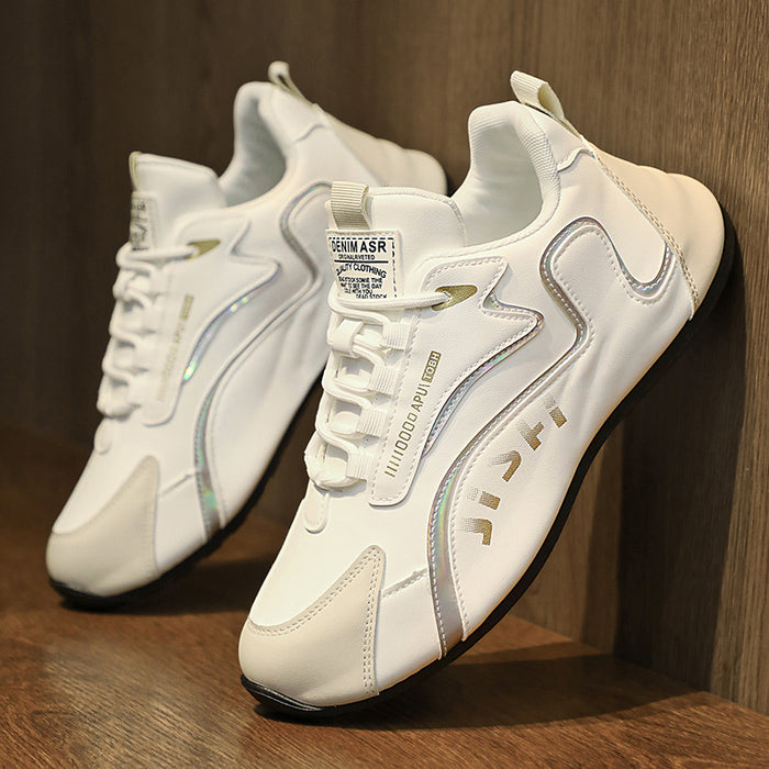 Zapatillas deportivas con cordones y diseño de bloques de color para hombre, transpirables, de caña baja, para correr y caminar.