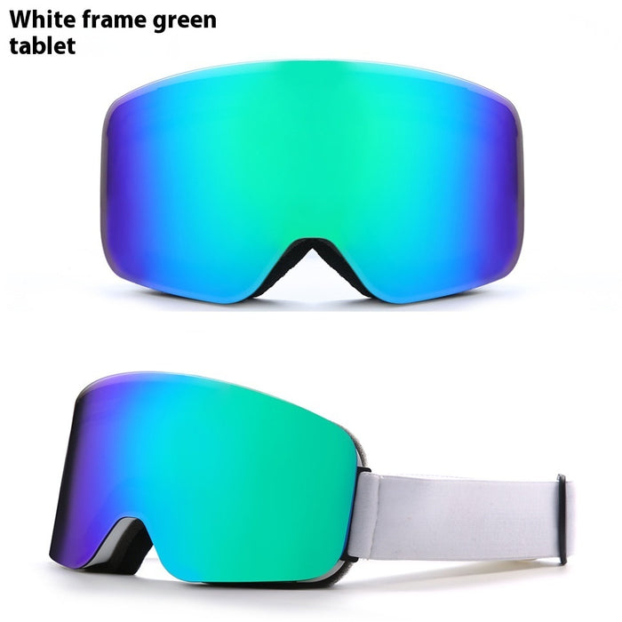 Lunettes de ski double couche antibuée pour la protection des yeux