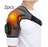 USB Rechargeable Convenient Electric Heating Shoulder Massage Heated Back Shoulder Brace Adjustable Heating Shoulder Massage Belt For Arm Muscle Relaxation