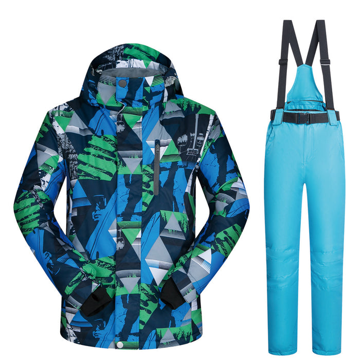 Traje de esquí Mutu Snow para hombre, tabla simple, tabla doble, invierno, exterior, alta gama, talla grande, fabricante de trajes de esquí.