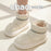 Ankle Wrap Cotton Slippers Women's Thick-soled Non-slip Casual Outdoor Warm Down Drooping Feeling Plush Snow Boots