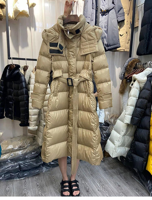 Women's Fashion White Duck Down Jacket