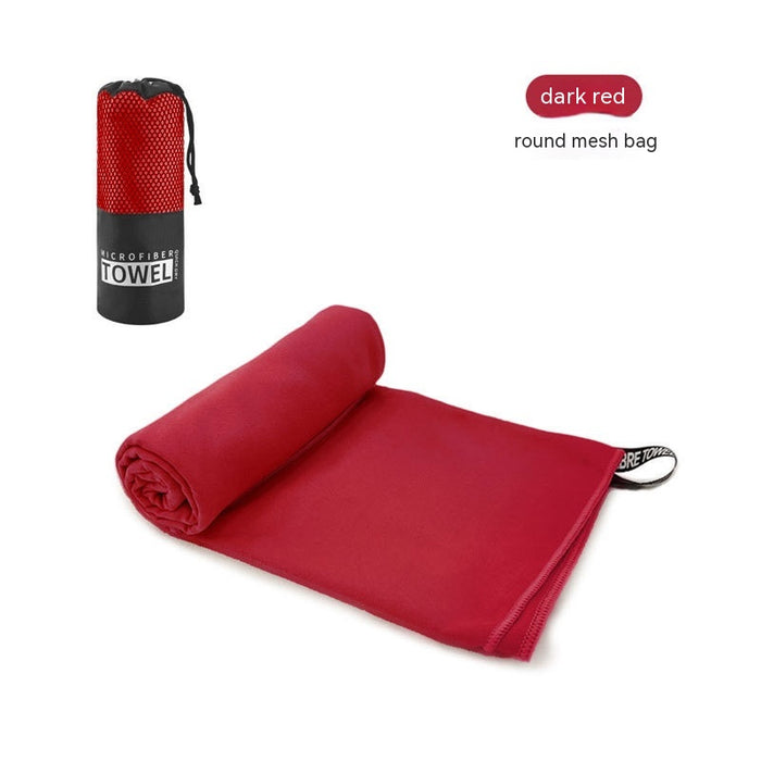 Double-sided Velvet Quick-drying Sports Towel Sweat-absorbent Beach Bath Towel Microfiber Production
