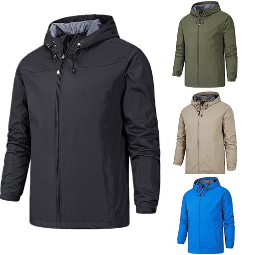 Veste d'alpinisme toutes saisons, coupe-vent et imperméable, pour homme