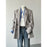 Womens Solid-Color Short Loose-Fit Double-Faced Cashmere Coat