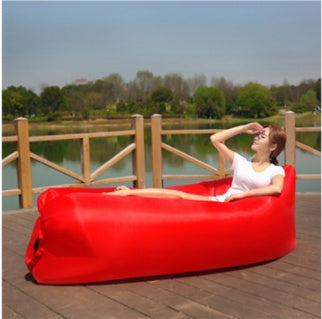 Sofá inflable para exteriores, cama inflable rápida, tumbona para playa, saco de dormir plegable, sofá perezoso, sofá perezoso