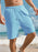 Short de sport à lacets multi-poches pour homme, pantalon de plage rayé