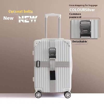 Sangle de valise avec verrouillage par mot de passe pour chariot de voyage