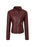 Plus-size Womens Slim-fit Stand-up Collar Jacket