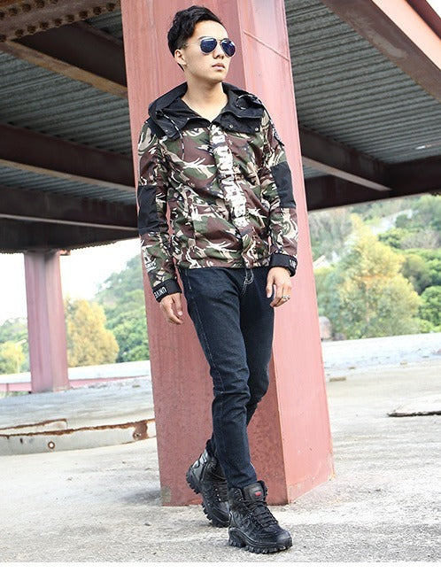 Botas militares de combate para exteriores, de caña alta, con envío directo