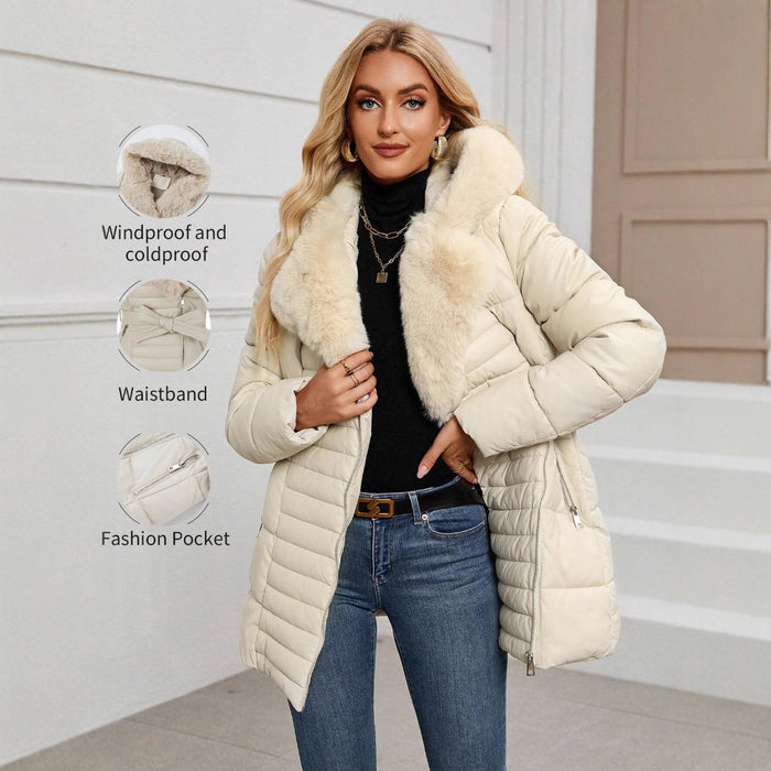 Chaqueta de algodón Snow And Snow con capucha acolchada ligera