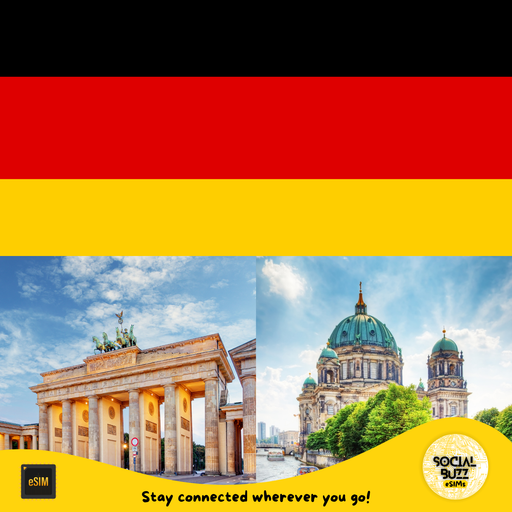Plan de datos de Internet eSIM de Alemania