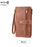 Anti-magnetic Womens Multi-Card Trifold Long Fashion Wallet