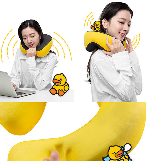 B. Duck duck U-shaped pillow neck pillow memory cotton travel U-shaped nap pillow train plane portable pillow