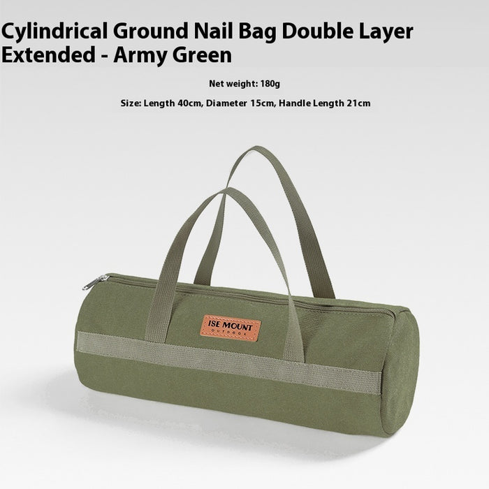 Bolsa de almacenamiento para accesorios de camping al aire libre, tienda de campaña, cuerda de viento, estaca, herramientas, bolsa para cochecito