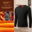 Golden Fleece Solid Color Men's Fleece-Lined Thermal Underwear
