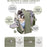Travel Airline Carry-On Luggage Set With 3 Organizer Pouches