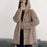 Hooded Loose Plush Coat Women's Regular Sleeve